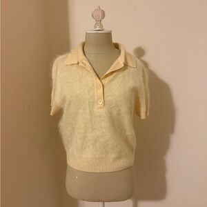 J. Crew Soft pale yellow  Button Down Shirt